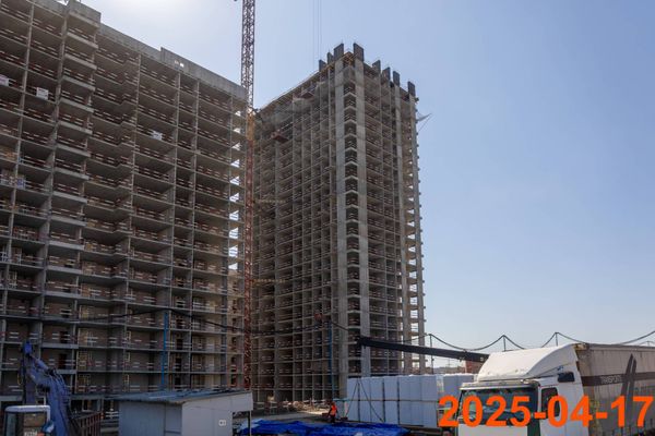 Ход строительства ЖК «Москворечье» за Апрель 2025 г., фото №4