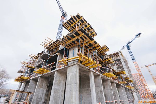 Ход строительства ЖК «Большая Академическая 85» за Ноябрь 2023 г., фото №4