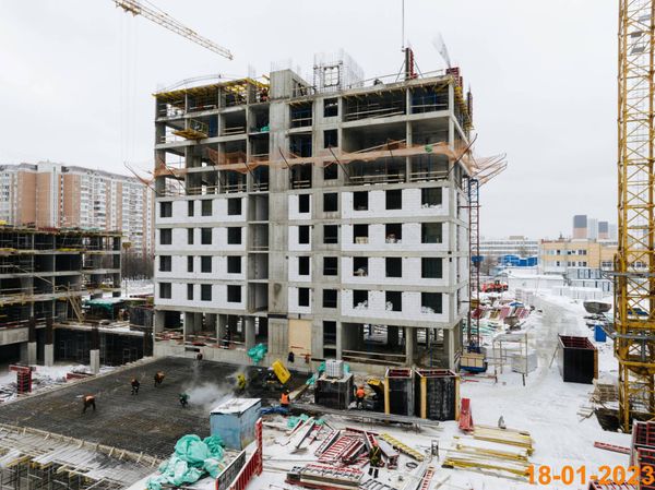 Ход строительства ЖК «Полар» за Январь 2023 г., фото №5