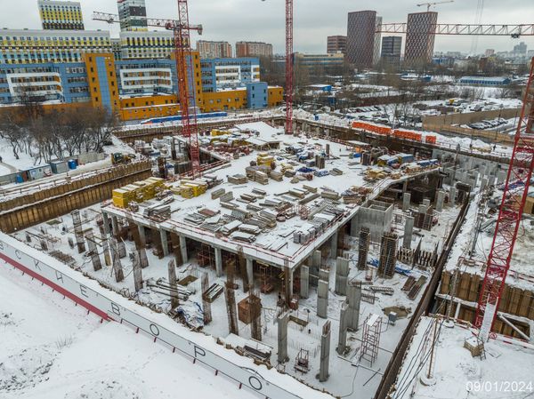 Ход строительства ЖК «Варшавские ворота» за Январь 2024 г., фото №4