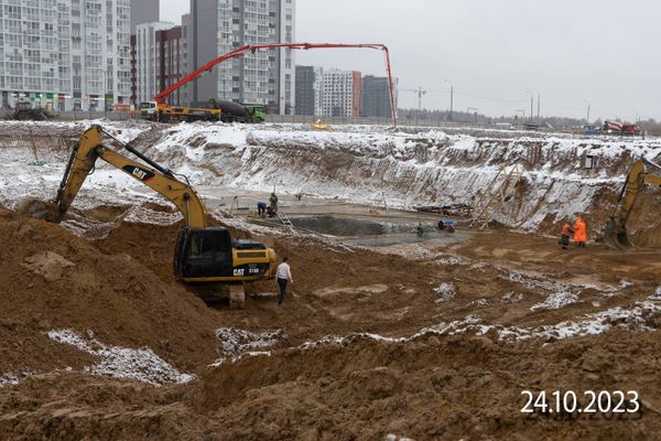 Ход строительства ЖК «Деснаречье» за Октябрь 2023 г., фото №3