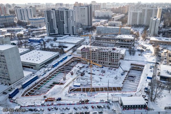 Ход строительства ЖК «Обручева 30» за Февраль 2024 г., фото №3