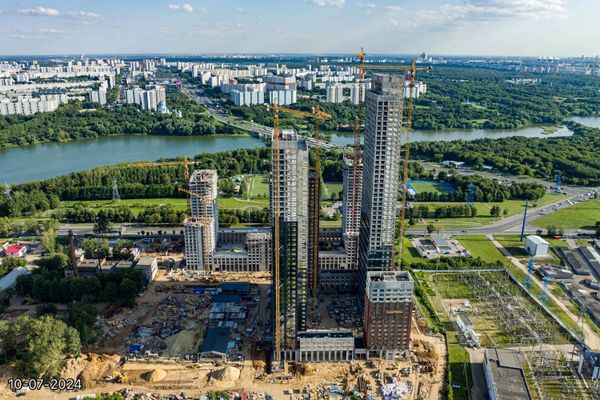 Ход строительства ЖК «Вейв» за Июль 2024 г., фото №4