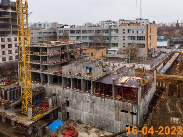 Ход строительства ЖК «Кронштадтский 9» за Апрель 2022 г., фото №2