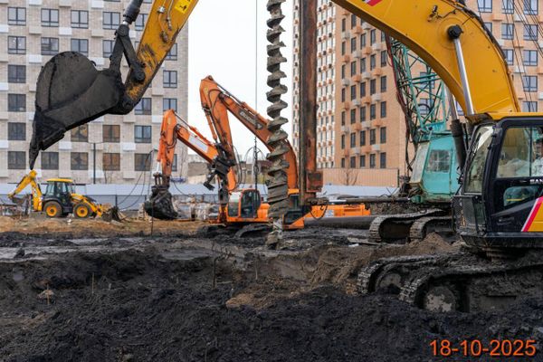 Ход строительства ЖК «Алтуфьевское 53» за Октябрь 2025 г., фото №2