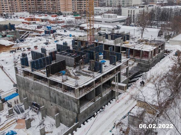 Ход строительства ЖК «Кронштадтский 9» за Февраль 2022 г., фото №4