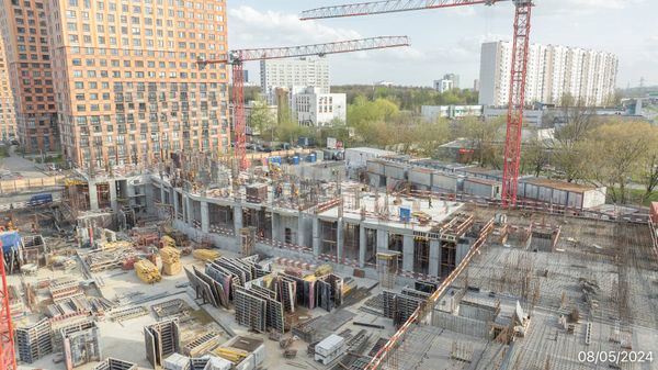 Ход строительства ЖК «Варшавские ворота» за Май 2024 г., фото №4