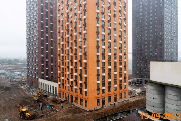 Ход строительства ЖК «Волжский парк» за Сентябрь 2022 г., фото №4