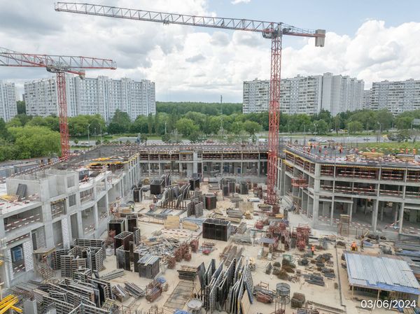 Ход строительства ЖК «Варшавские ворота» за Июнь 2024 г., фото №4