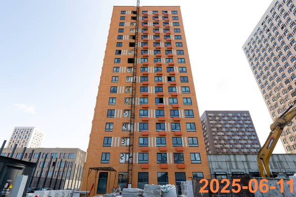 Ход строительства ЖК «Волжский парк» за Июнь 2025 г., фото №4