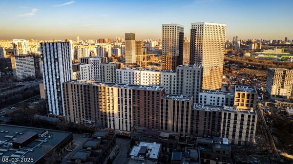 Ход строительства ЖК «Дмитровское небо» за Март 2025 г., фото №4