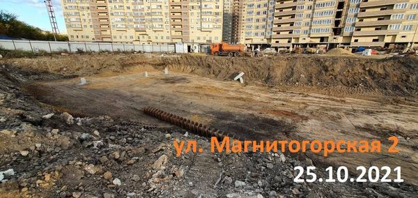 Ход строительства ЖК «Екатерининский» за Октябрь 2021 г., фото №2