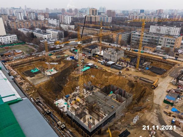 Ход строительства ЖК «Кронштадтский 9» за Ноябрь 2021 г., фото №5
