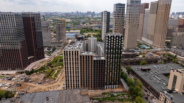 Ход строительства ЖК «Дмитровское небо» за Июль 2025 г., фото №5