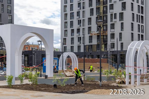 Ход строительства ЖК «Южные сады» за Август 2025 г., фото №3