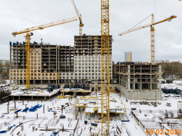 Ход строительства ЖК «Алтуфьевское 53» за Февраль 2023 г., фото №2
