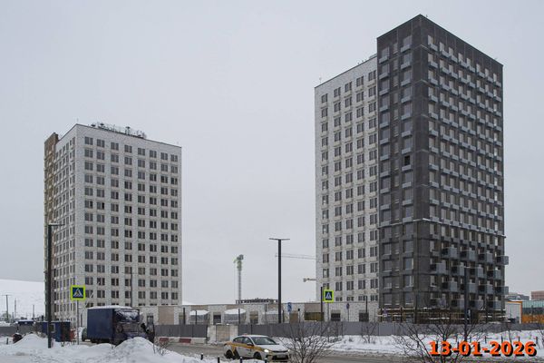 Ход строительства ЖК «Саларьево парк» за Январь 2026 г., фото №2