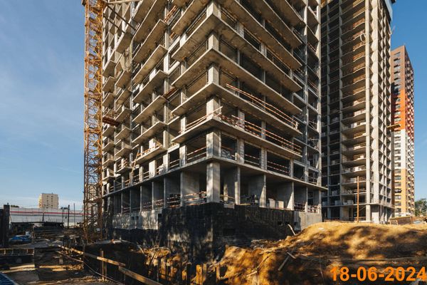 Ход строительства ЖК «Кутузовский квартал» за Июнь 2024 г., фото №4