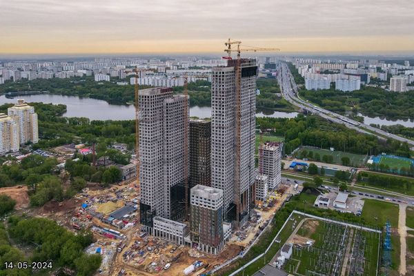 Ход строительства ЖК «Вейв» за Май 2024 г., фото №5