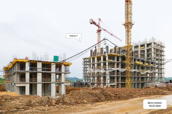 Ход строительства ЖК «Подольские Кварталы» за Июль 2024 г., фото №4