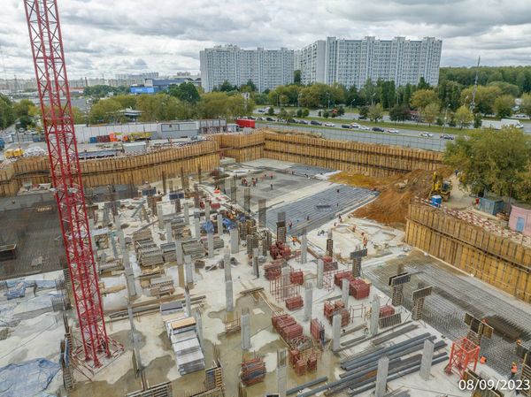 Ход строительства ЖК «Варшавские ворота» за Сентябрь 2023 г., фото №3