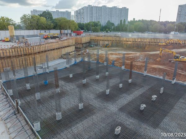 Ход строительства ЖК «Варшавские ворота» за Август 2023 г., фото №4