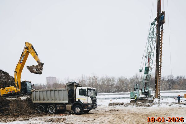 Ход строительства ЖК «Алтуфьевское 53» за Январь 2026 г., фото №4
