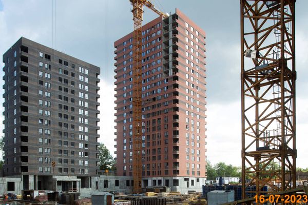 Ход строительства ЖК «Второй Нагатинский» за Июль 2023 г., фото №3