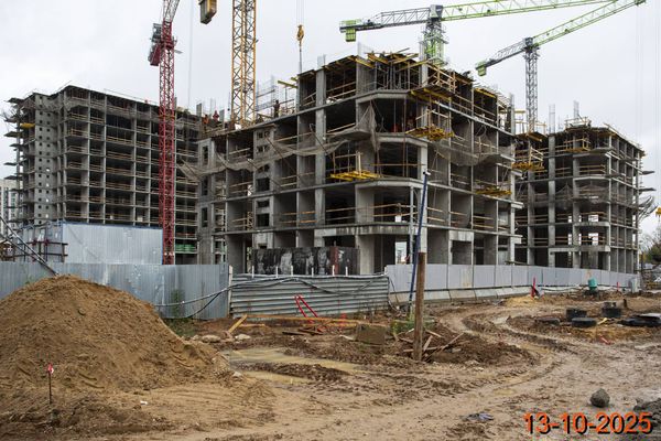 Ход строительства ЖК «Кавказский бульвар 51» за Октябрь 2025 г., фото №2