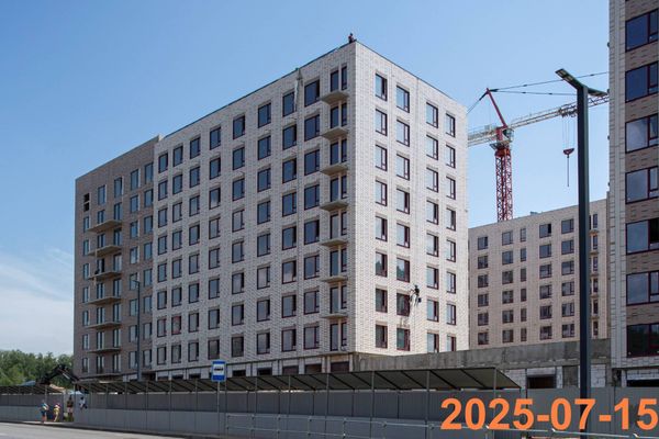Ход строительства ЖК «Середневский лес» за Июль 2025 г., фото №5