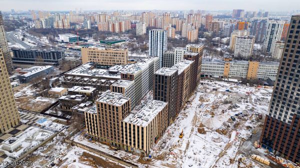 Ход строительства ЖК «Дмитровское небо» за Январь 2025 г., фото №4