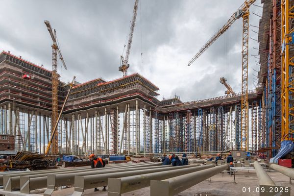 Ход строительства ЖК «Бадаевский» за Сентябрь 2025 г., фото №2