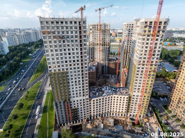 Ход строительства ЖК «Варшавские ворота» за Август 2025 г., фото №2