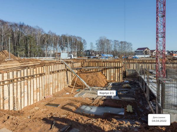 Ход строительства ЖК «Тропарево Парк» за Апрель 2022 г., фото №4