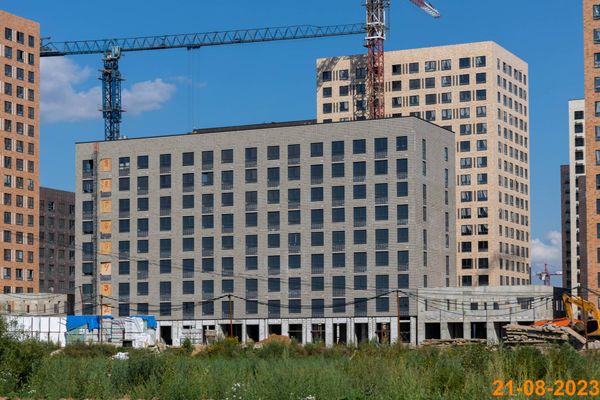 Ход строительства ЖК «Никольские луга» за Август 2023 г., фото №2
