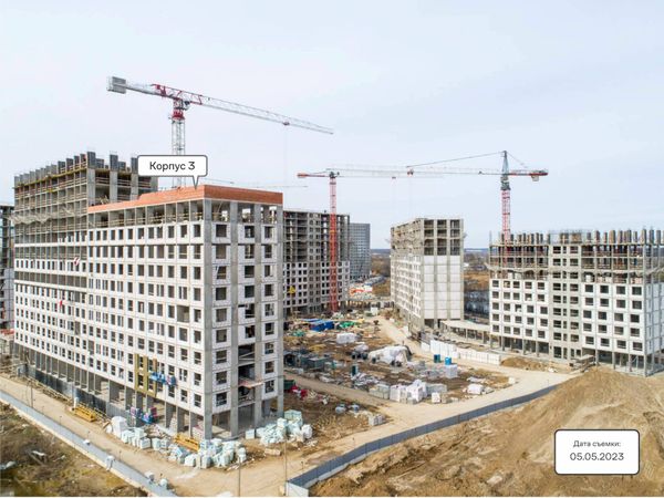 Ход строительства ЖК «Молжаниново» за Май 2023 г., фото №2