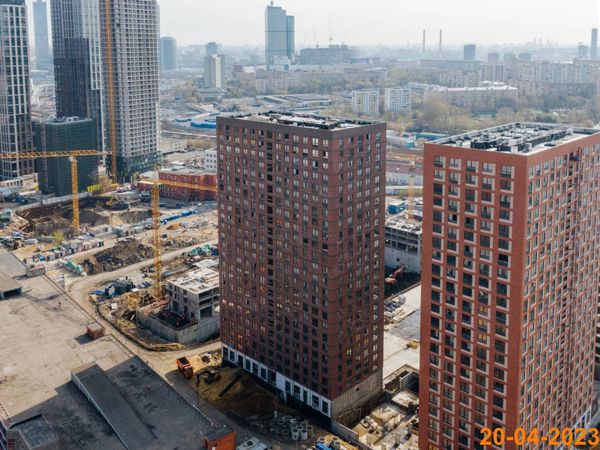 Ход строительства ЖК «Барклая 6» за Апрель 2023 г., фото №2