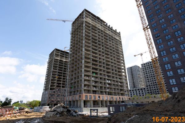 Ход строительства ЖК «Первый Дубровский» за Июль 2023 г., фото №4