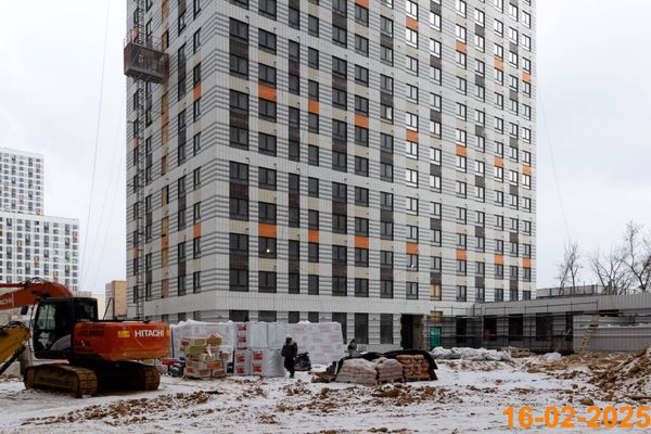 Ход строительства ЖК «Амурский парк» за Февраль 2025 г., фото №5