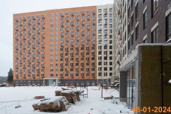 Ход строительства ЖК «Середневский лес» за Январь 2024 г., фото №2