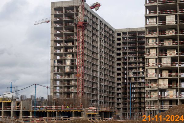 Ход строительства ЖК «Москворечье» за Ноябрь 2024 г., фото №4