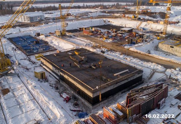 Ход строительства ЖК «Зелёный парк» за Февраль 2022 г., фото №5