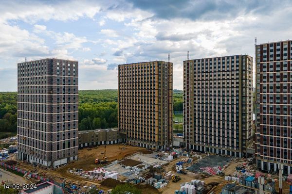 Ход строительства ЖК «Парксайд» за Май 2024 г., фото №4