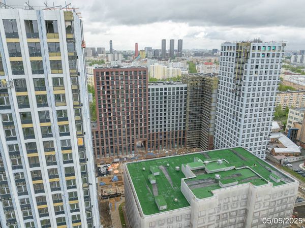 Ход строительства ЖК «Петровский парк II» за Май 2025 г., фото №5