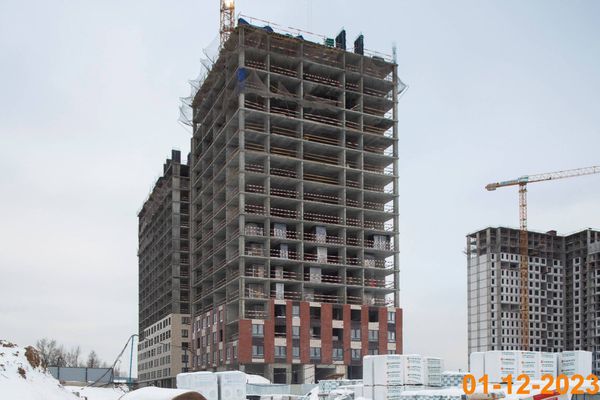 Ход строительства ЖК «Кавказский бульвар 51» за Декабрь 2023 г., фото №4