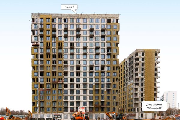Ход строительства ЖК «Молжаниново» за Декабрь 2025 г., фото №2