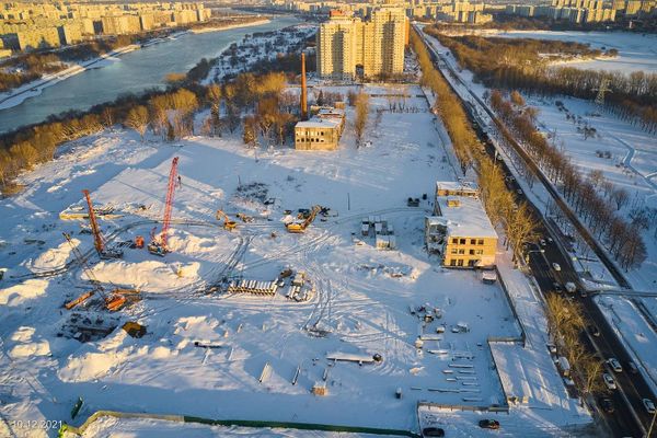 Ход строительства ЖК «Вейв» за Декабрь 2021 г., фото №3
