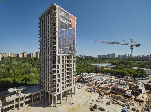 Ход строительства ЖК «Родина Парк» за Июнь 2025 г., фото №5