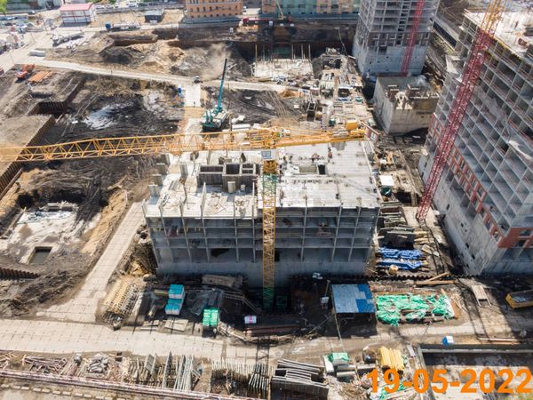 Ход строительства ЖК «Барклая 6» за Май 2022 г., фото №5