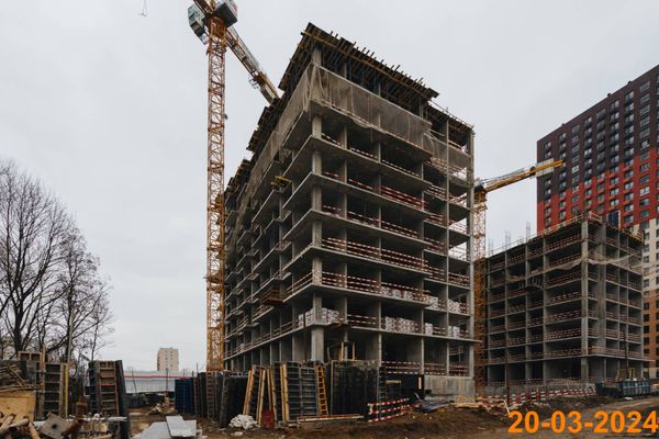 Ход строительства ЖК «Кутузовский квартал» за Март 2024 г., фото №3